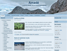 Tablet Screenshot of amade-web.cz